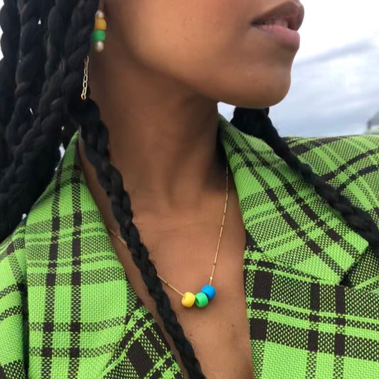 Candi Flip X Pearl  Earrings - Natural